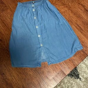 Loft Jean skirt